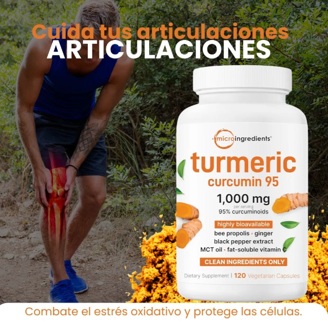 Miniatura 2 de CURCUMIN TURMERIC 120 CAPSULAS